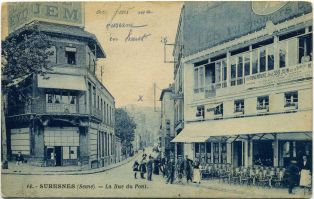 SURESNES (Seine) - La Rue du Pont
