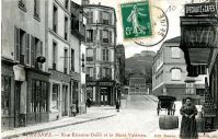 Suresnes - Rue Etienne Dolet et le Mont Valérien