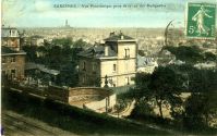 Suresnes - Vue panoramique prise depuis la rue des Raguid...