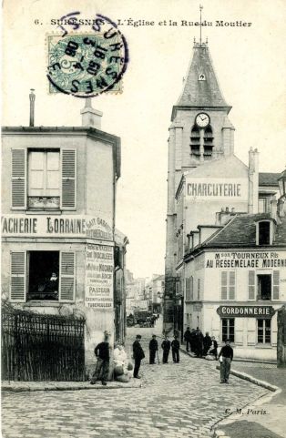 Suresnes - L’Eglise et la Rue du Moutier