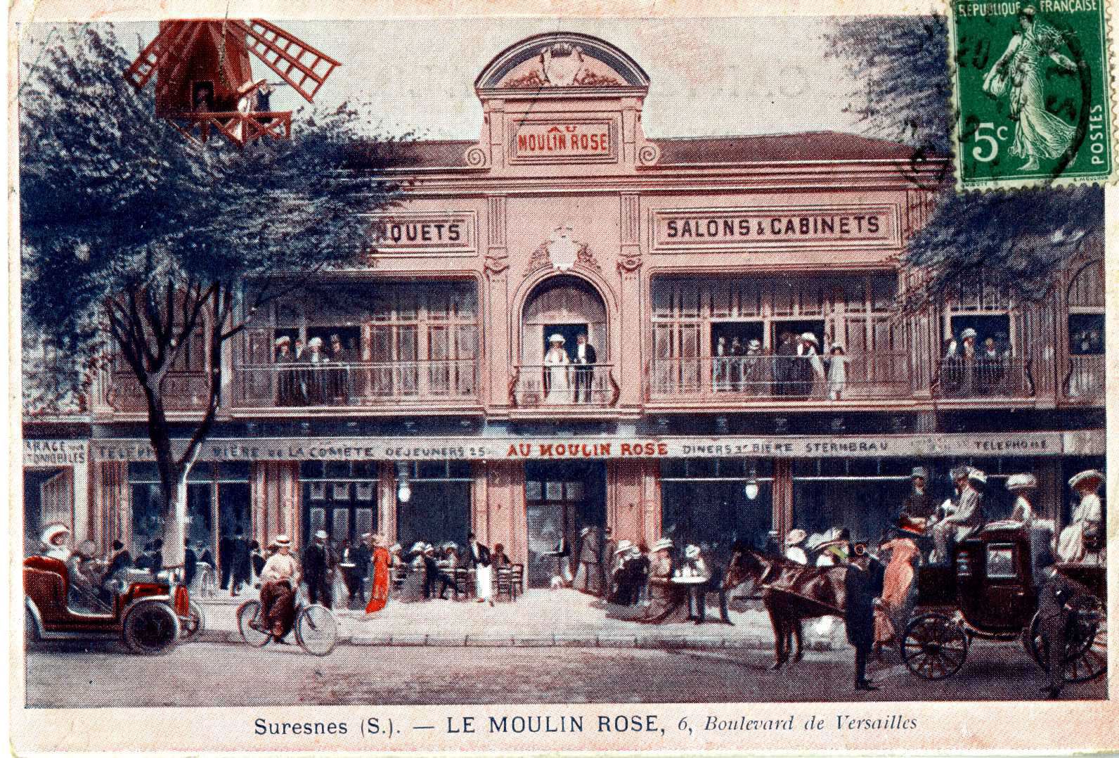 Suresnes - Le Moulin Rose (6, Boulevard de Versailles)