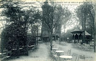 Suresnes - Café-Restaurant de La Belle Cycliste (120, boulevard de Versailles) : Les Jardins