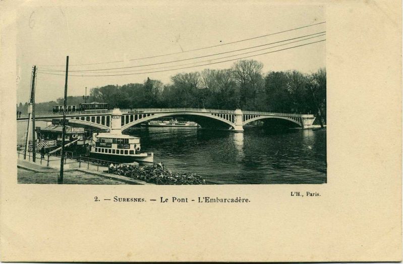Suresnes - Le Pont, l’embarcadére