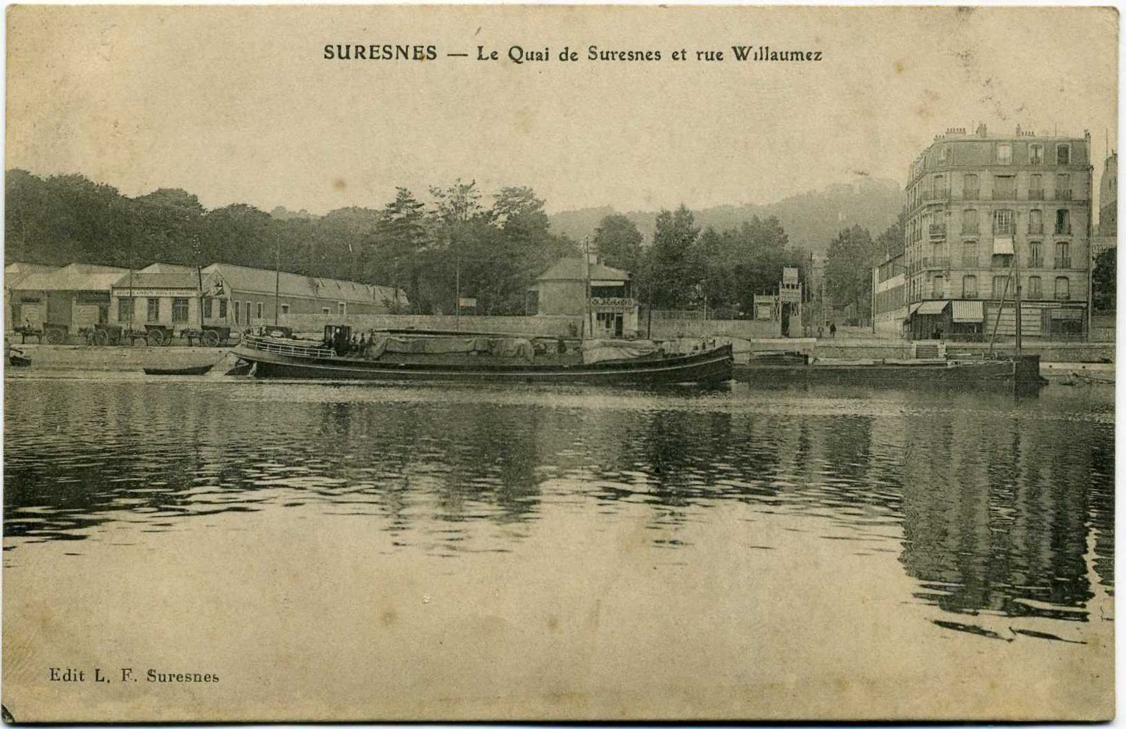 Suresnes - Les Quais de Suresnes et rue Willaumez