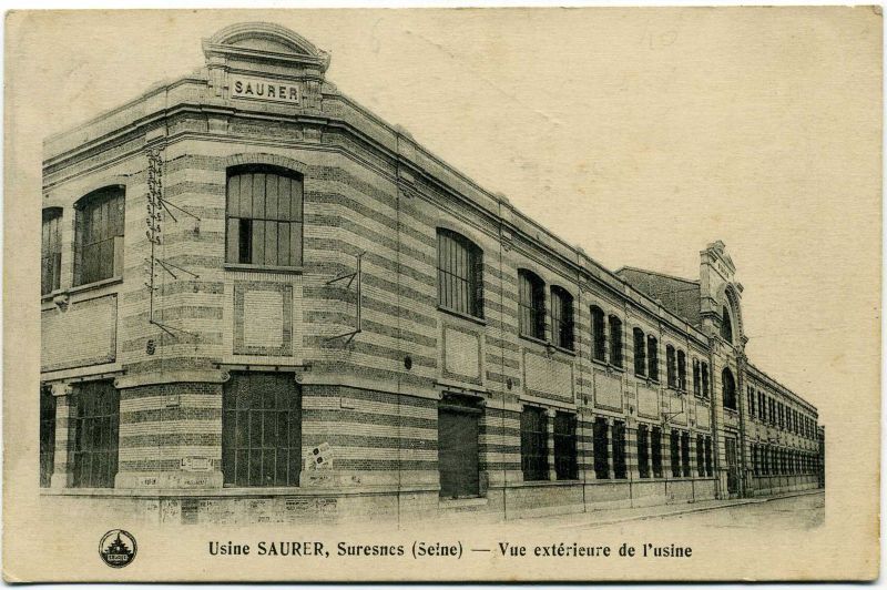 Usine Saurer, Suresnes (Seine) - Vue extérieure de l'usine