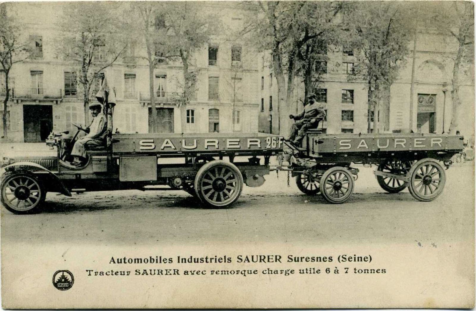 Suresnes - Automobiles Industriels Saurer - Tracteur Saurer