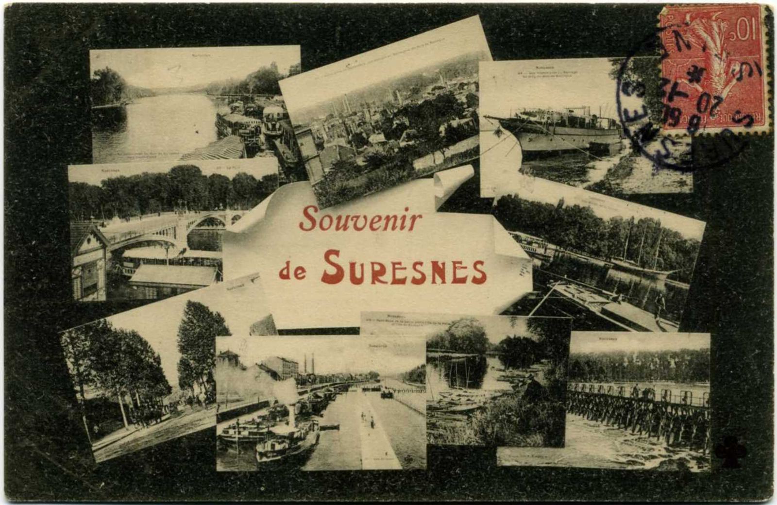 Suresnes - Carte postale souvenir