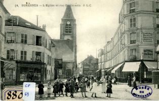 L'église et rue Emile Zola