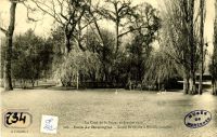 La crue de la Seine, 30 janvier 1910. Bois de Boulogne. R...