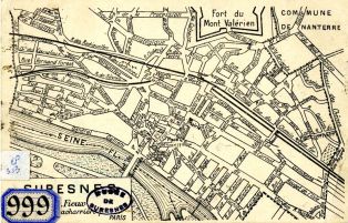 Plan de Suresnes en 1923