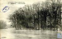 La crue de la Seine, 30 Janvier 1910. Puteaux - l'Ile Rot...