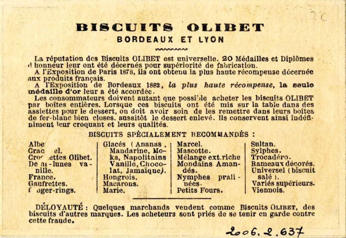 Carte réclame Olibet : Chargement