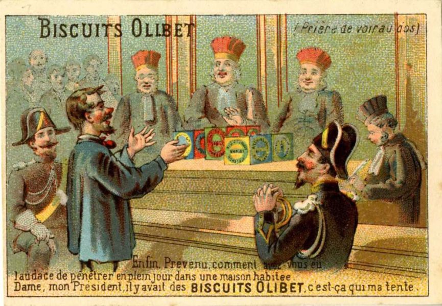 Carte réclame Olibet : Tribunal