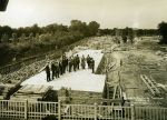 Vue de la cité-jardins en construction - Résidence de per...