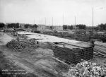 Vue de la cité-jardins en construction - Résidence de per...