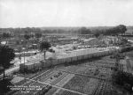 Vue de la cité-jardins en construction - Résidence de per...