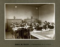 Ecole de filles - L'enseignement de la couture