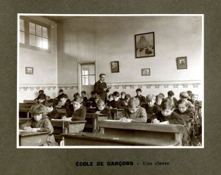 Ecole de garçons - Une classe