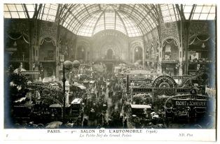 Paris - 9ème salon de l’automobile (1906) - La petite nef du Grand Palais