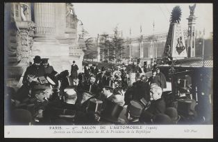 Paris - 9éme Salon de l'Automobile (1906) - Arrivée au Grand Palais de M. le Président de la République