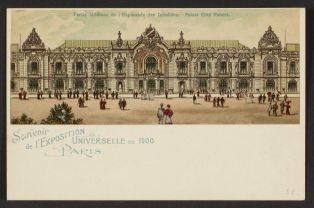 Partie médiane de l'esplanade des Invalides - Palais côté Fabert
