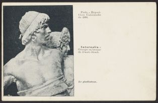 Saturnalia d'Ernesto Biondi - Le gladiateur