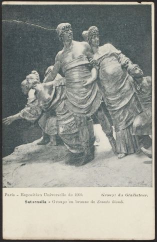 Saturnalia d'Ernesto Biondi - Groupe du Gladiateur