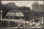 Fonçage d'un caisson de statio,n - Place du Marché aux fl...