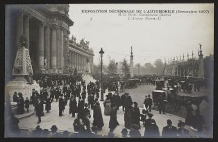 Exposition décennale de l'automobile (Novembre 1907) M. G.ives, Commissaire général - L'avenue Nicolas II
