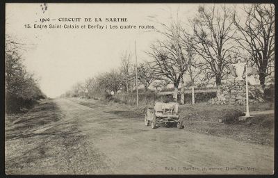 Entre Saint-Calais et Berfayu : Les quatre routes