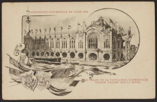 Le palais de la Navigaton commerciale, grande façade sr la Seine