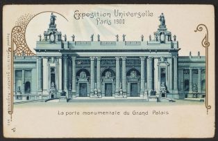 La porte monumentale du Grand Palais