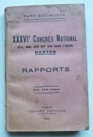 Rapport XXXVIe Congrès National - 27, 28, 29 et 30 mai 19...