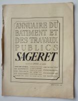 Annuaire du bâtiment et des travaux publics Sageret - Edi...