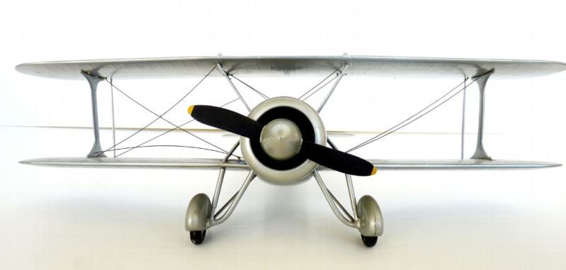 Modèle réduit au 1/20e Biplan Spad-Herbemont de l'aviateur Louis Massotte