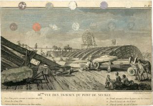 IIIème Vue des travaux du pont de Neuilly