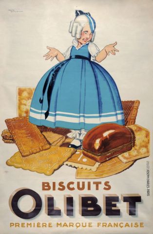 Biscuits Olibet, première marque française ; © Patrick MOUNA