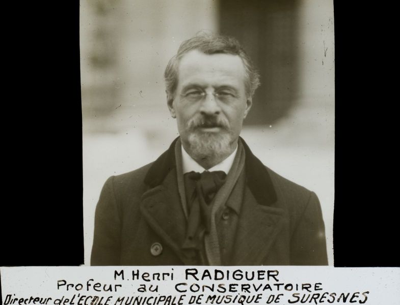 M. Henri Radiguer. Professeur au Conservatoire. Directeur de l'Ecole Municipale de Musique de Suresnes. ; © Jean-Gabriel LOPEZ