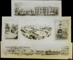 Ecole du plateau Nord : plan, façade et maquette