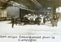 Gare de Lyon : Embarquement pour la campagne.