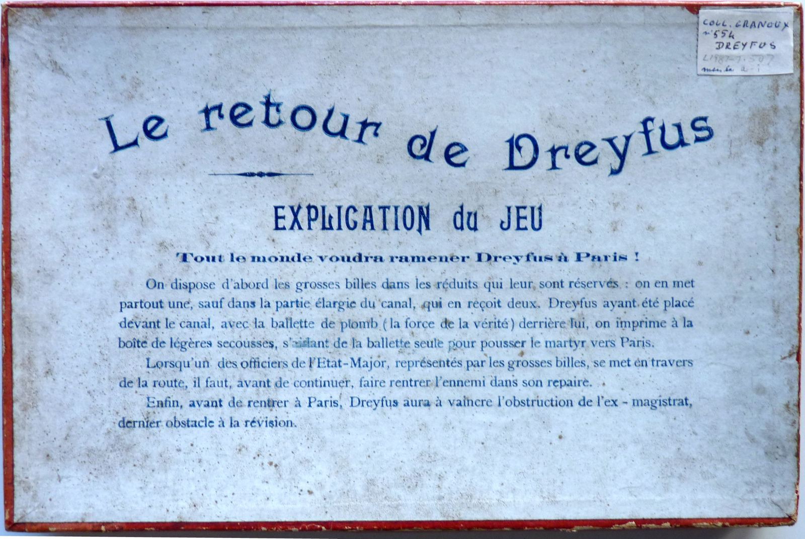 Le retour de Dreyfus