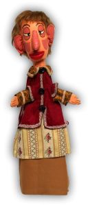 Rigobert, le valet (marionnette de la pièce Les Mousquetaires du Roi)