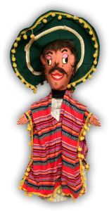 Mexicain (marionnette de la pièce Aventure au Mexique)
