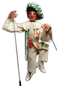 Marionnette à tiges - Scapin (marionnette de la pièce Les Fourberies de Scapin)