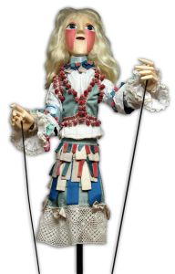 Marionnette à tiges - Léandre (marionnette de la pièce Les Fourberies de Scapin)