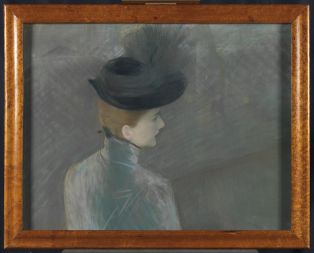 Alice Helleu au chapeau noir ; © Bayonne, musée Bonnat-Helleu / cliché A. Vaquero