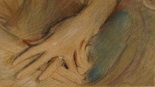 Étude de mains croisées ; © Bayonne, musée Bonnat-Helleu / cliché É. Remazeilles - H. Charbey