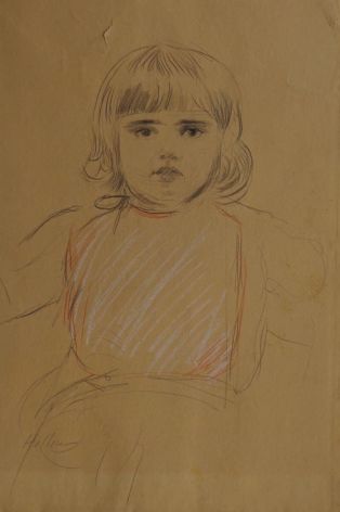 Paulette Helleu enfant ; © Bayonne, musée Bonnat-Helleu / cliché É. Remazeilles - H. Charbey