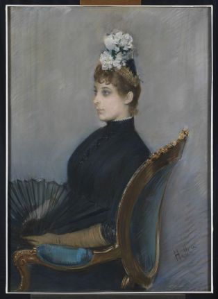 Portrait de Mathilde Sée ; © Bayonne, musée Bonnat-Helleu / cliché A. Vaquero