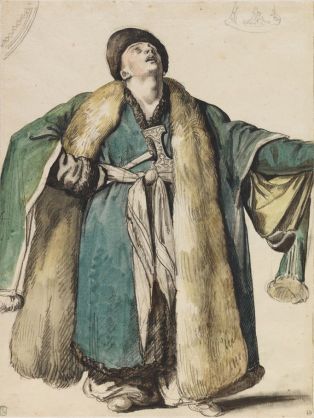 Montfort en costume persan ; © Bayonne, musée Bonnat-Helleu / cliché A. Vaquero